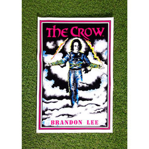 Brandon Lee The Crow In Heaven VTG 1994 Scorpio #1736 Flocked Blacklight Poster